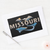 Missouri USA Rechteckiger Aufkleber (Umschlag)