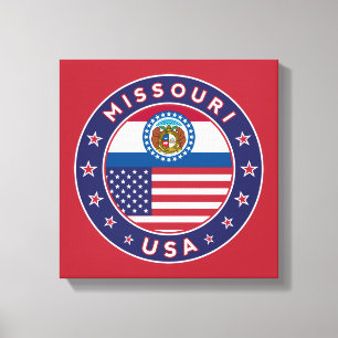 Missouri, USA Staaten, Missouri Leinwand, Poster Leinwanddruck