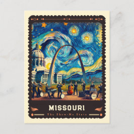 Missouri | Vincent Van Gogh Inspiriert Postkarte
