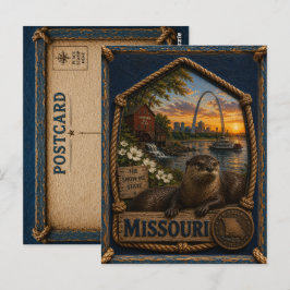 Missouri Vintage Travel Postkarte
