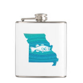 Missouri Wave Fishing Flachmann (Vorderseite)