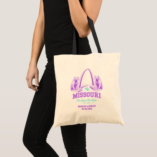 Missouri Wedding Welcome Bag, Staat Liebe Tragetasche (Vorderseite (Produkt))