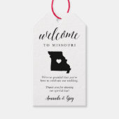 Missouri Wedding Welcome Geschenkanhänger (Vorderseite)