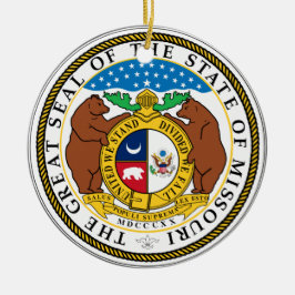 Missouri Weihnachtsdekoration Keramikornament