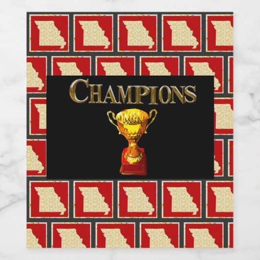 MISSOURI WEINETIKETT (Einzelnes Label)