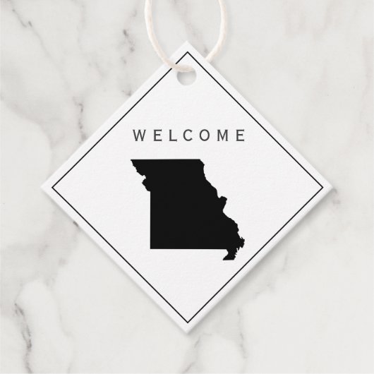 Missouri Welcome Bag Geschenk Tag für Hochzeitswoc Geschenkanhänger (Vorderseite)