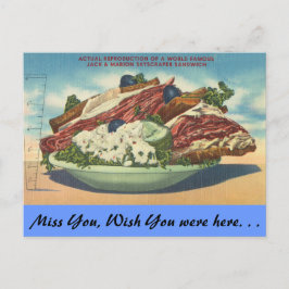 Missouri, Wolkenkratzer Sandwich Postkarte