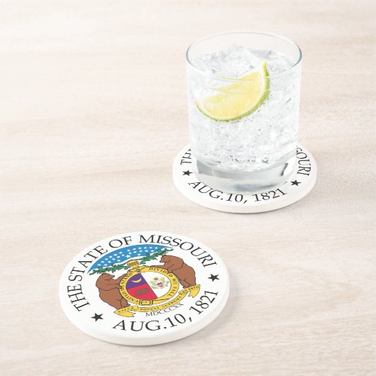 Missouri-Zeichen Getränkeuntersetzer (Seite)
