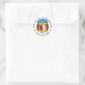 Missouri-Zeichen Runder Aufkleber (Tasche)