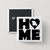 Missouri Zuhause Heart Staat Button Abzeichen Butt (Vorne & Hinten)
