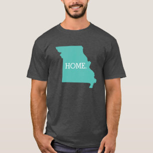 Missouri Zuhause Staat Aqua T-Shirt