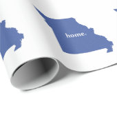 Missouri Zuhause Staat Blue Geschenkpapier (Rolleneckpunkt)