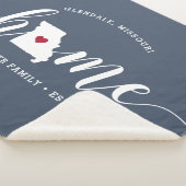 Missouri Zuhause Staat Personalisiert Sherpadecke (3/4)