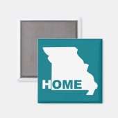 Missouri Zuhause weg vom Staat Kühlschrankmagnet (Vorderseite/Rückseite)