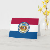 Missourian Flag & Emblem, Flag of Missouri Karte (Gelbe Blume)