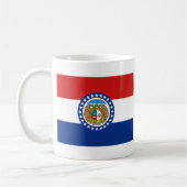 Missourian Flag + Map-Tasse Kaffeetasse (Links)
