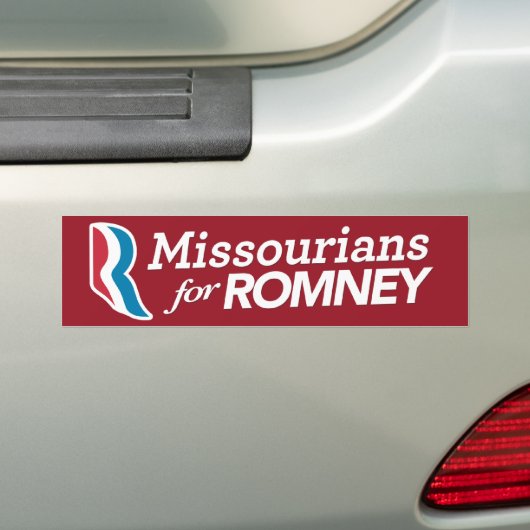 Missourians für Romney Autoaufkleber (Auf Auto)