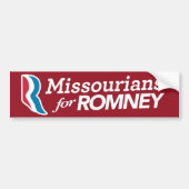 Missourians für Romney Autoaufkleber (Vorne)