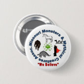 Missourimonster-u. -Fabelwesen-Logo Button (Vorne & Hinten)