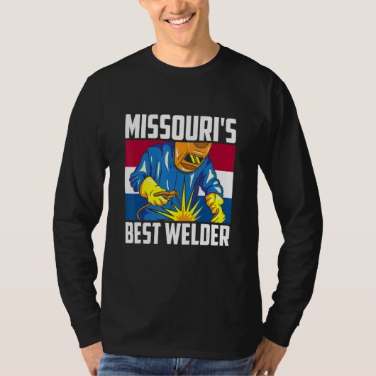 Missouri's Best Welder Ironworker Ironsmith Missou T-Shirt (Vorderseite)