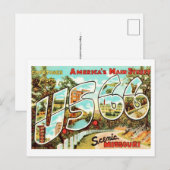 Missouris Route 66 Postkarte (Vorne/Hinten)