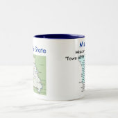 Missourisymbole u. -karte zweifarbige tasse (Mittel)