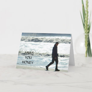 "MISST YOU HONEY" IHRE WARE IHRE KISS KARTE