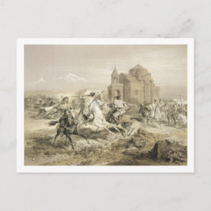 Misstrauen der Perser und der Kurden in Armenien,  Postkarte