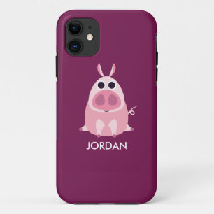 Misstrauisch das Schwein iPhone 11 Hülle