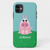 Misstrauisch das Schwein Case-Mate iPhone Hülle (Rückseite)