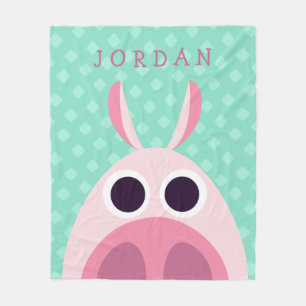 Misstrauisch das Schwein Fleecedecke