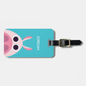 Misstrauisch das Schwein Gepäckanhänger (Vorderseite horizontal)