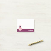 Misstrauisch das Schwein Post-it Klebezettel (Auf Schreibtisch)