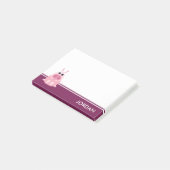 Misstrauisch das Schwein Post-it Klebezettel (angewinkelt)