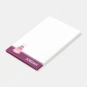 Misstrauisch das Schwein Post-it Klebezettel (angewinkelt)