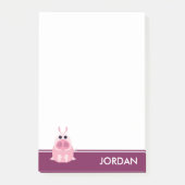 Misstrauisch das Schwein Post-it Klebezettel (Vorderseite)