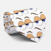 Misstrauische Augen-seitlich Blick-Augäpfel Krawatte (Gerollt)