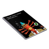 "Misstrauisches alien-" Notizbuch Notizblock (Rechte Seite)