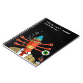 "Misstrauisches alien-" Notizbuch Notizblock (Linke Seite)