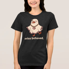 Missverhaltens-Ghost-Goose-Shirt, Geschenk für bes Tri-Blend Shirt