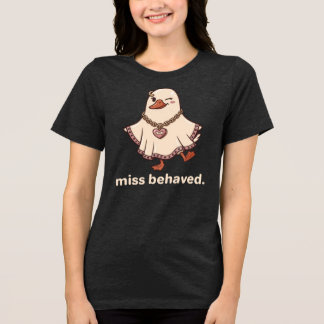 Missverhaltens-Ghost-Goose-Shirt, Geschenk für bes Tri-Blend Shirt