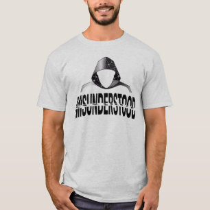 Missverstandenes Glitch Hoodie Phantom T-Shirt