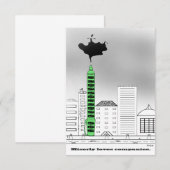 Missverständliche Lieben Dankeskarte (Vorne/Hinten)