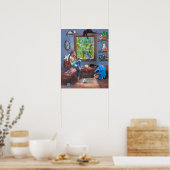 Missy Cat Girl poster (Küche)