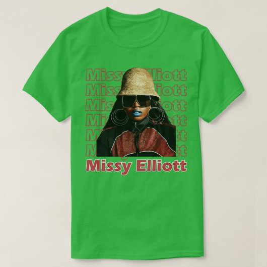Missy Elliot Red T-Shirt (Design vorne)