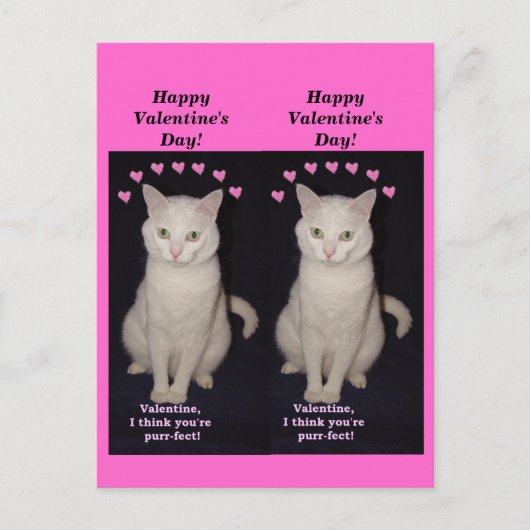 Missy Lesezeichen Valentines Feiertagspostkarte (Vorderseite)