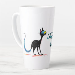 Missy Miss Latte Cup — 100% Catitude, 0% Mercy Milchtasse