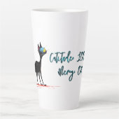 Missy Miss Latte Cup — 100% Catitude, 0% Mercy Milchtasse (Vorderseite)