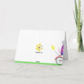 Missy Mouse fährt Fahrradkarte "Nur weil" Karte (Rückseite)