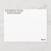 Missy Rules! Postkarte (Rückseite)